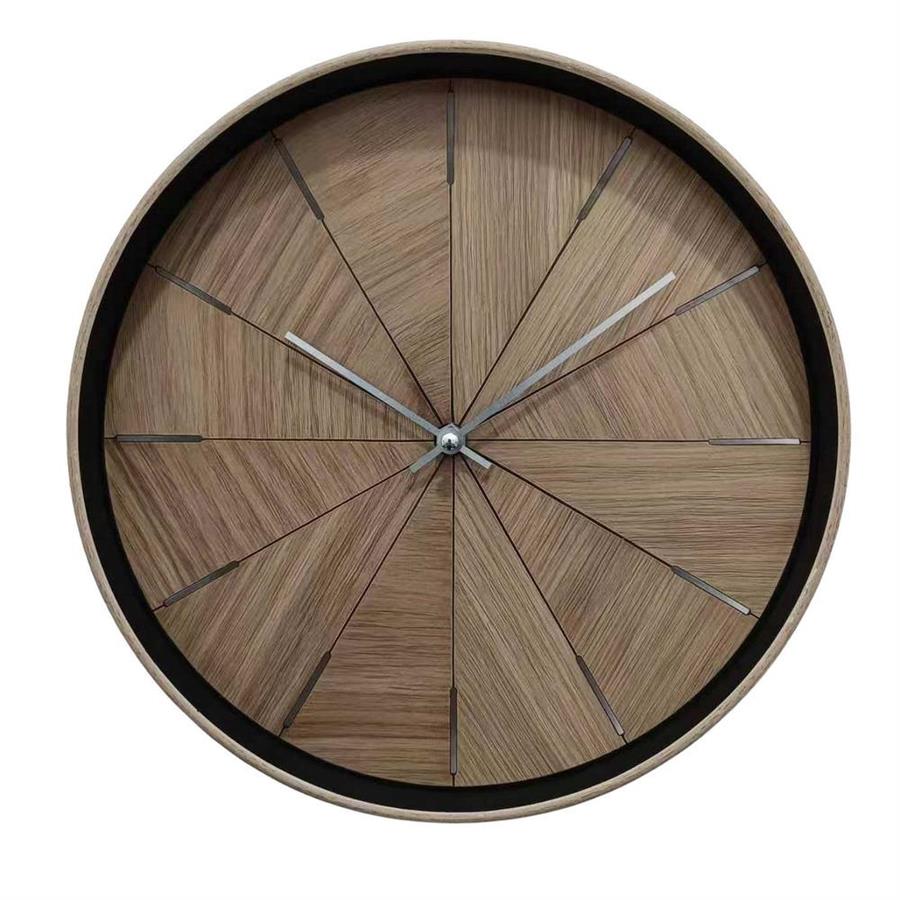 Orologio da parete Ø 30,48 cm effetto legno -  Nord
