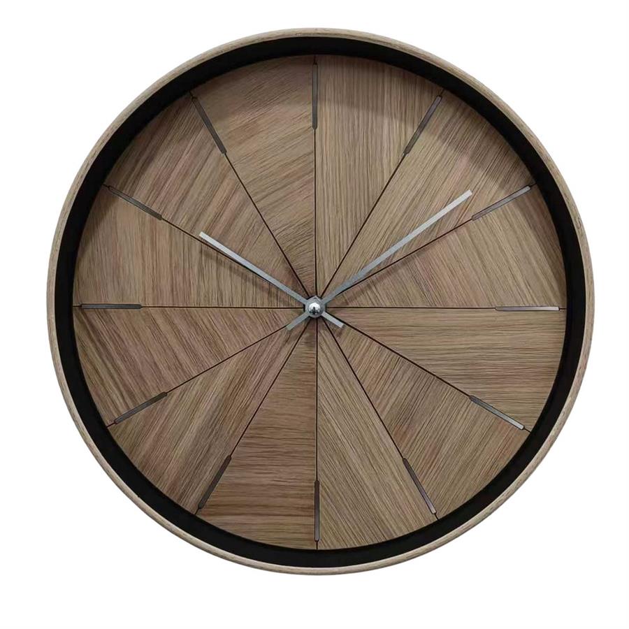 Orologio da parete Ø 30,48 cm effetto legno -  Nord