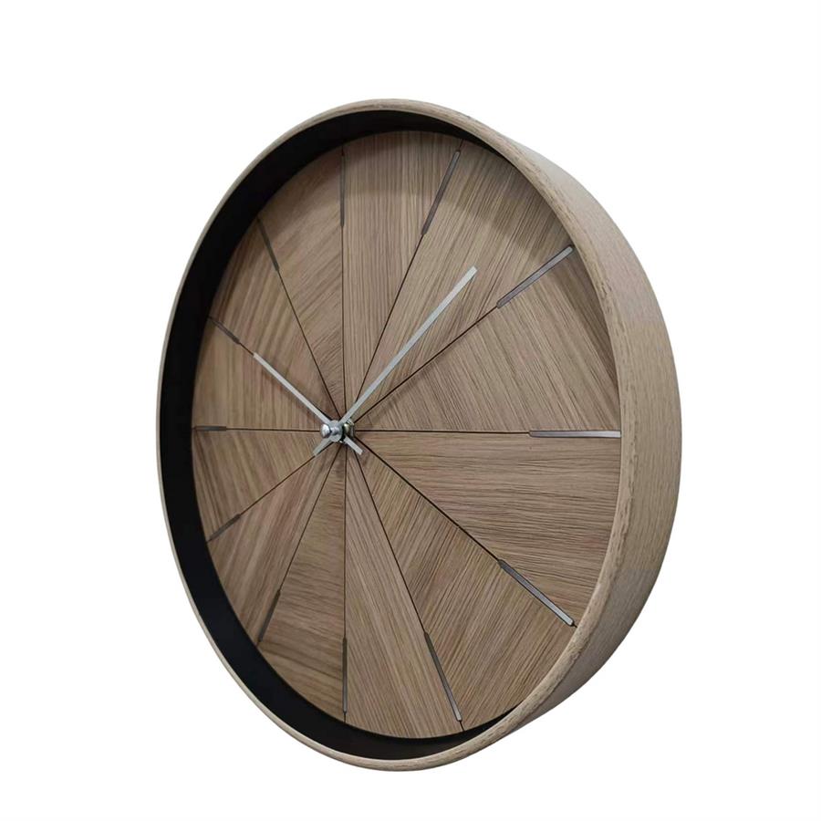 Orologio da parete Ø 30,48 cm effetto legno -  Nord