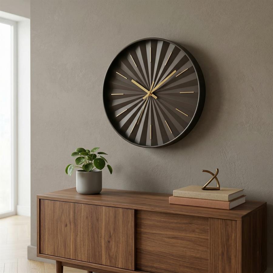 Orologio da parete nero Ø 30,48 cm - Frama