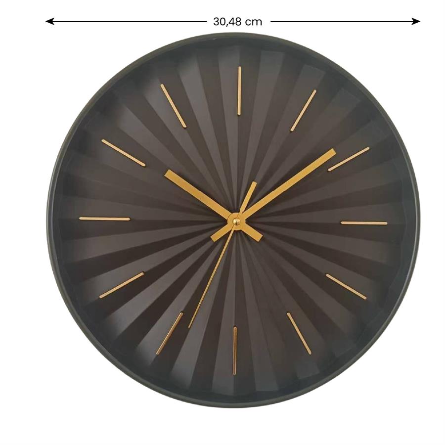 Orologio da parete nero Ø 30,48 cm - Frama
