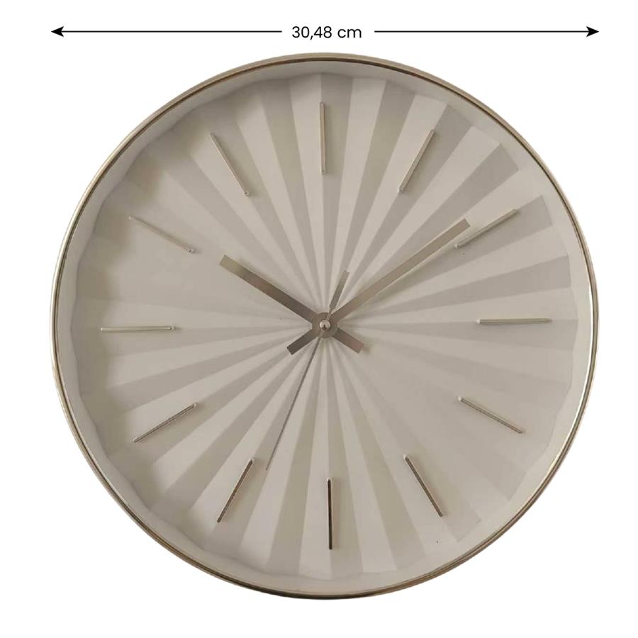 Orologio da parete bianco Ø 30,48 cm - Frama
