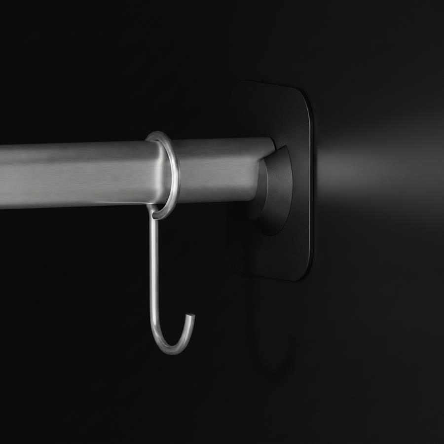 Armadietto sporco pulito in metallo 1 anta noce e nero con divisorio 38x45x190 cm