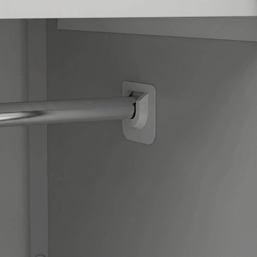 Armadietto spogliatoio 3 ante grigio con divisorio sporco pulito 114x45x190 cm - Yumi