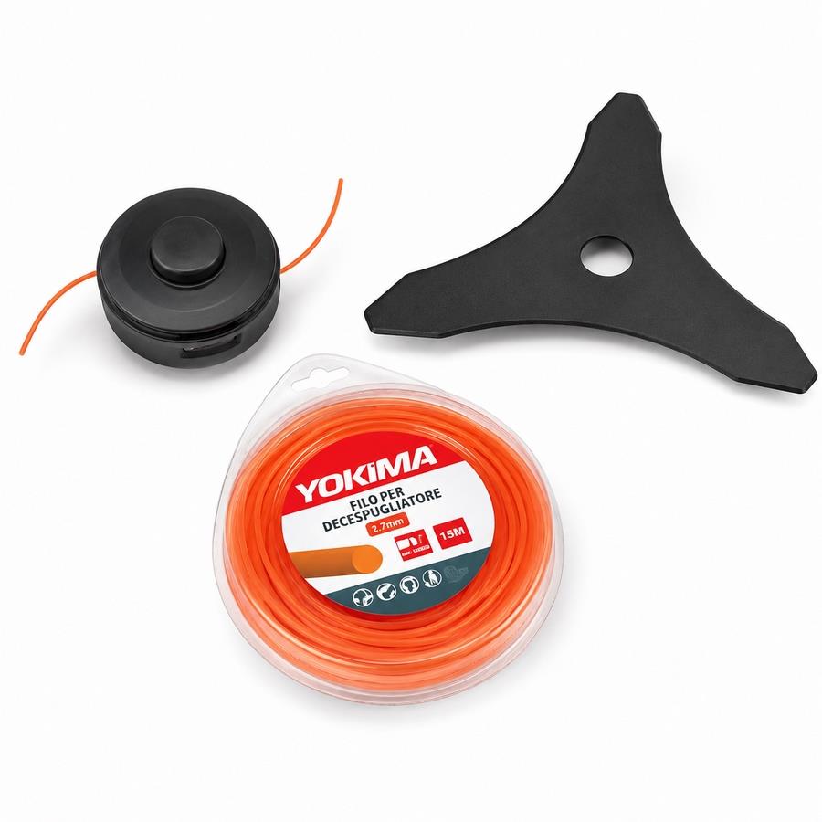 Decespugliatore a batteria 21V brushless con 2 batterie 3Ah
