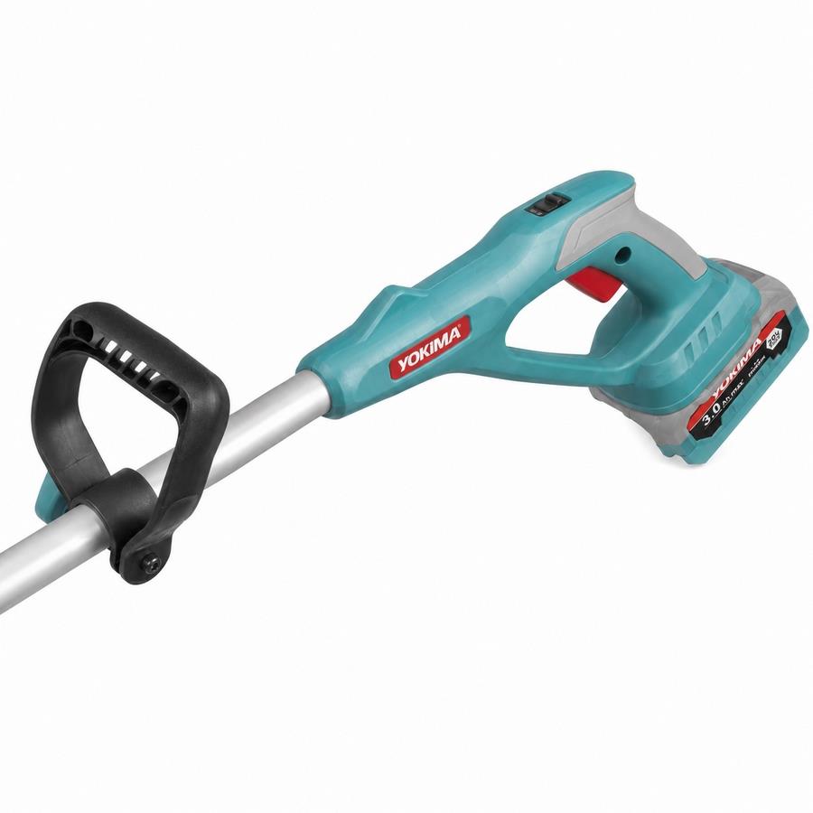 Tagliabordi a batteria 21V brushless regolabile con 2 batterie 3Ah
