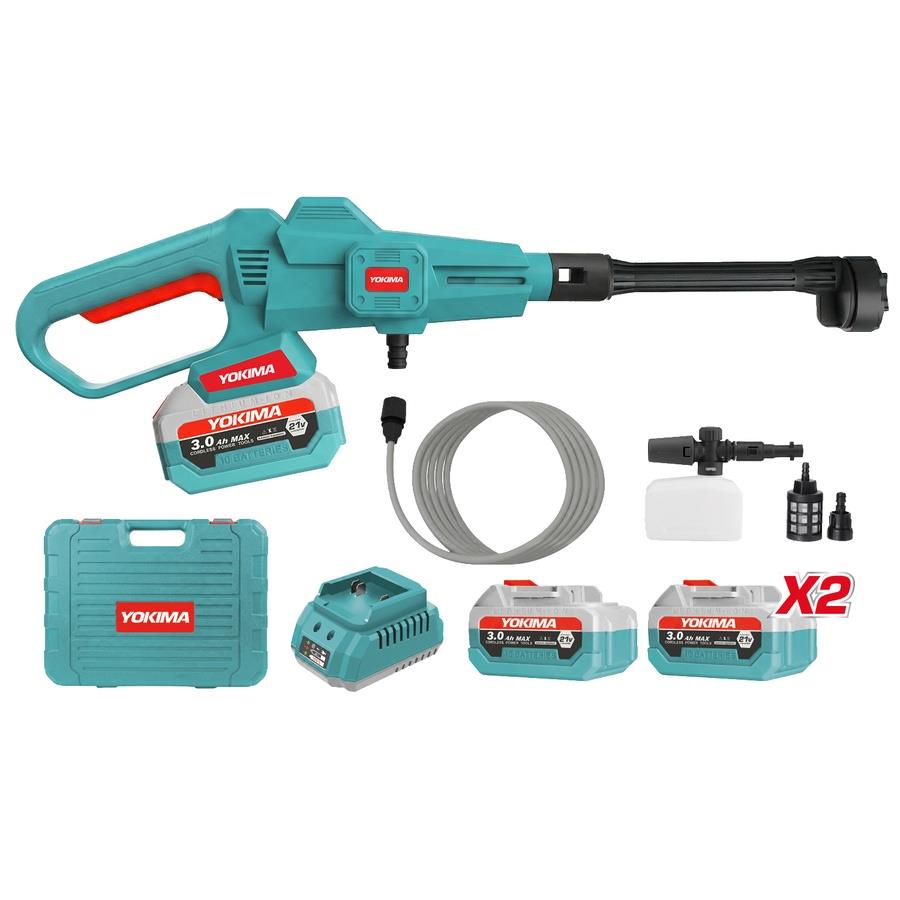 Idropulitrice a batteria 21V con 2 batterie 3Ah