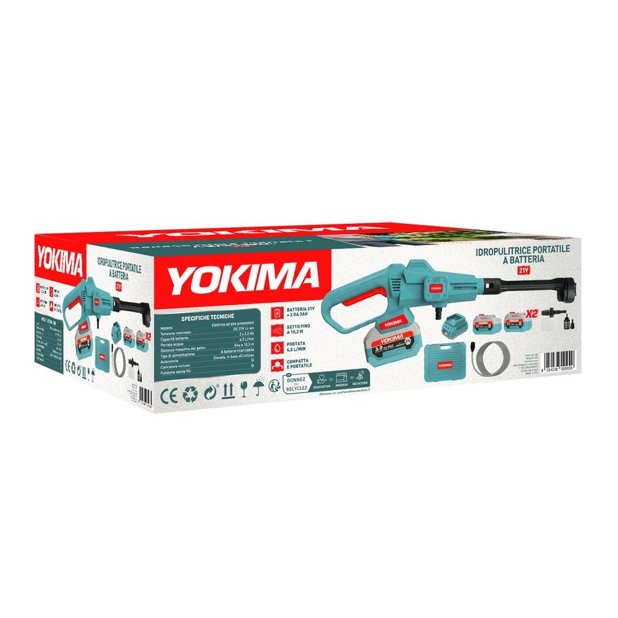 Idropulitrice a batteria 21V con 2 batterie 3Ah