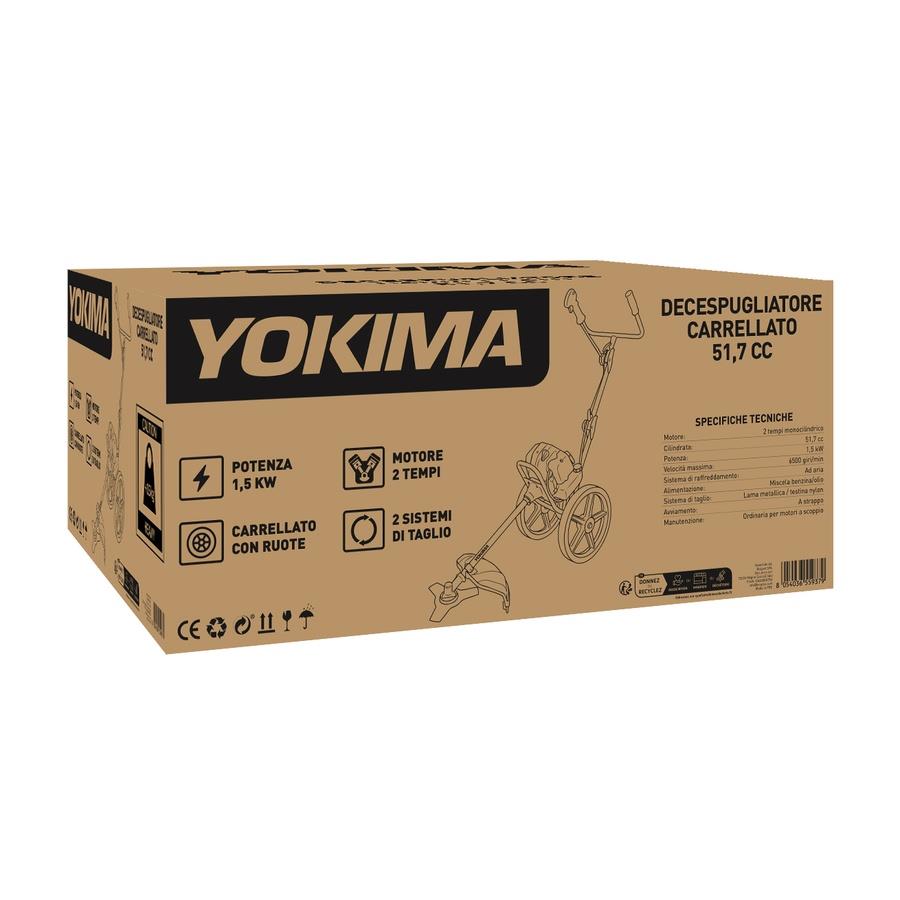 Decespugliatore carrellato 51,7 cc - Yokima