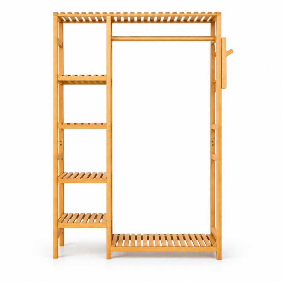 Appendiabiti guardaroba in bambù 90x30x155 cm - Hoi