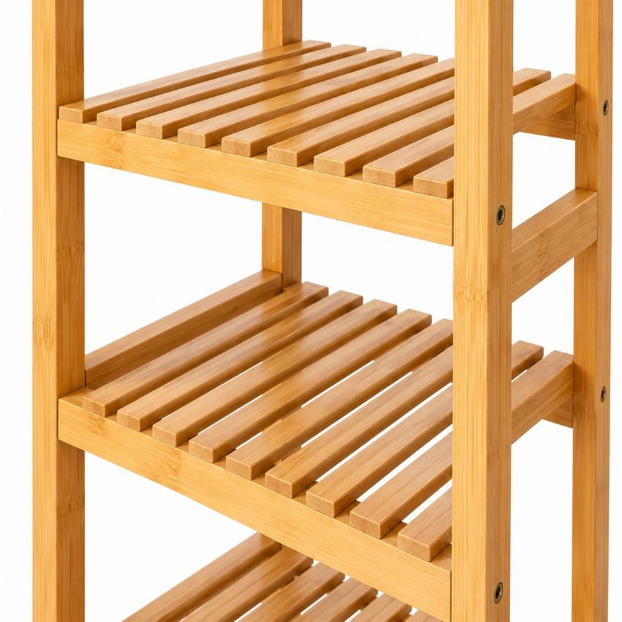 Appendiabiti guardaroba in bambù 90x30x155 cm - Hoi