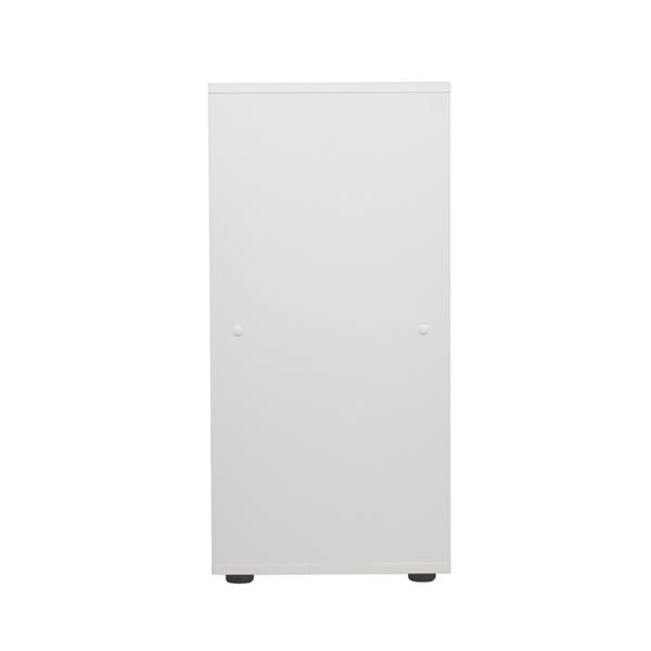 Mobiletto libreria 4 cubi in legno bianco 60x60 cm