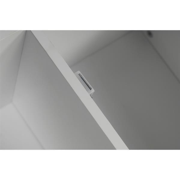 Mobiletto libreria 4 cubi in legno bianco 60x60 cm