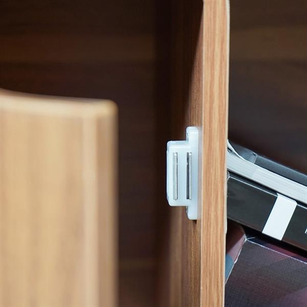 Mobile libreria 4 cubi in legno naturale