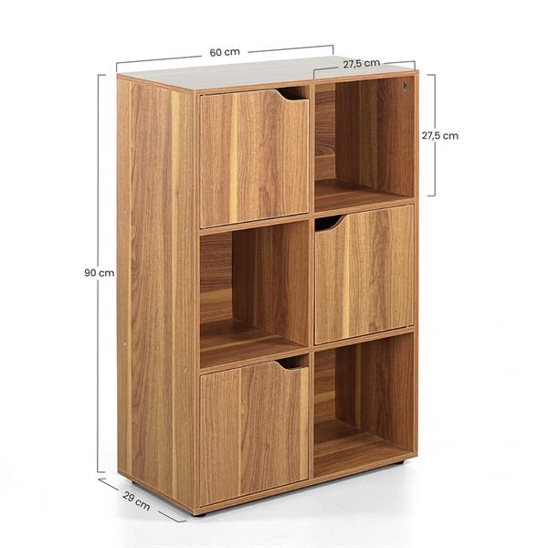 Libreria soggiorno moderna 90x60 cm