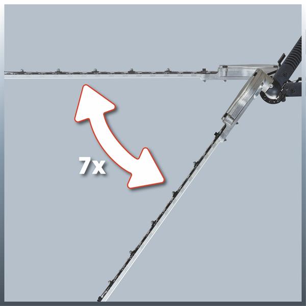 Tagliasiepi con asta regolabile GC-HH 9048