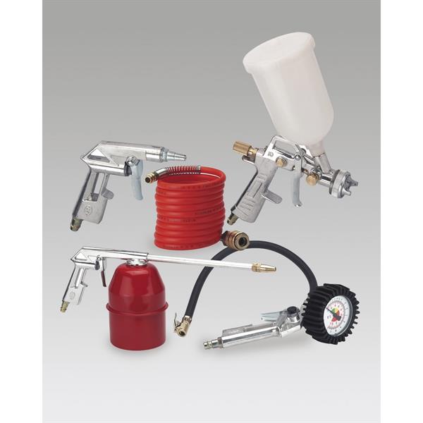 Set di 5 accessori per l'aria compressa