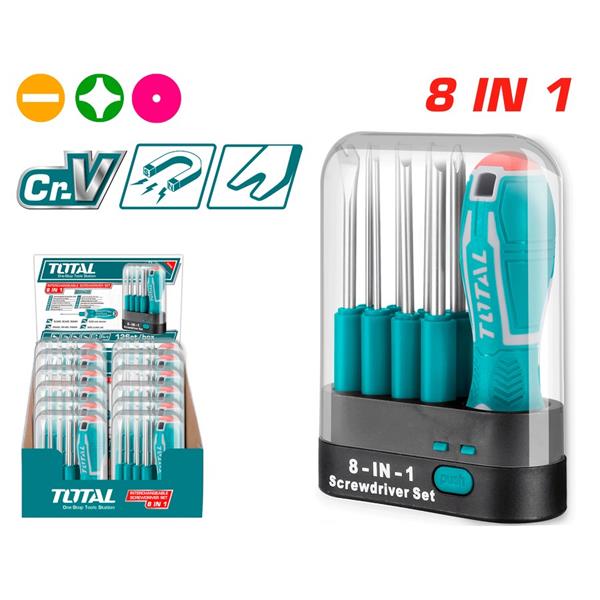 Set cacciaviti intercambiabili da 9 pezzi
