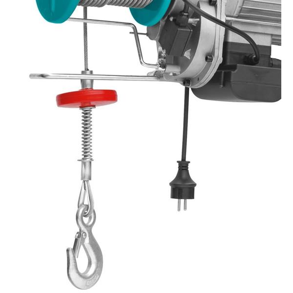 Paranco elettrico da 1600W sollevamento 500-1000kg