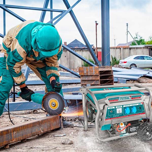 Generatore a benzina carrellato da 3,5kW con raffreddamento ad aria