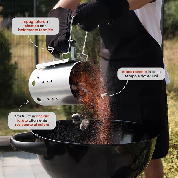 Accenditore carbonella barbecue MasterCook