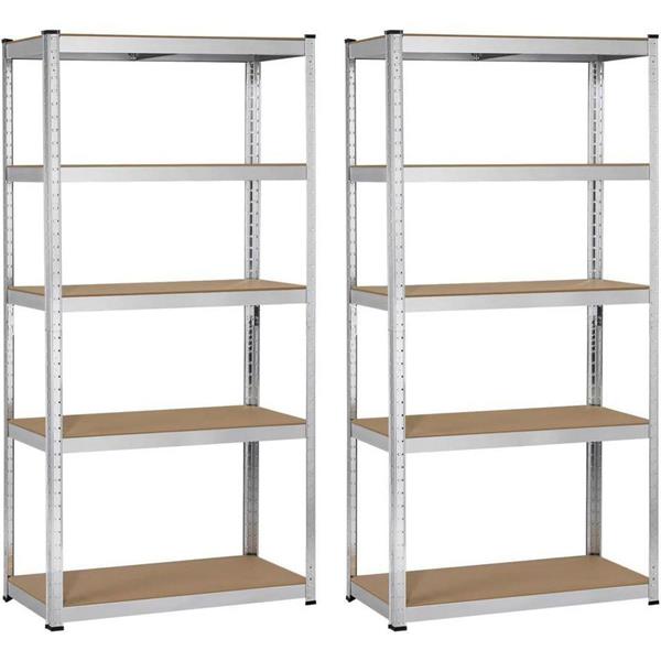 Scaffale metallo in alluminio 875kg x 2