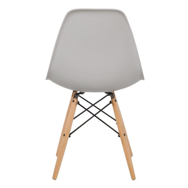Sedia design set da 4 sedie grigie - Ester