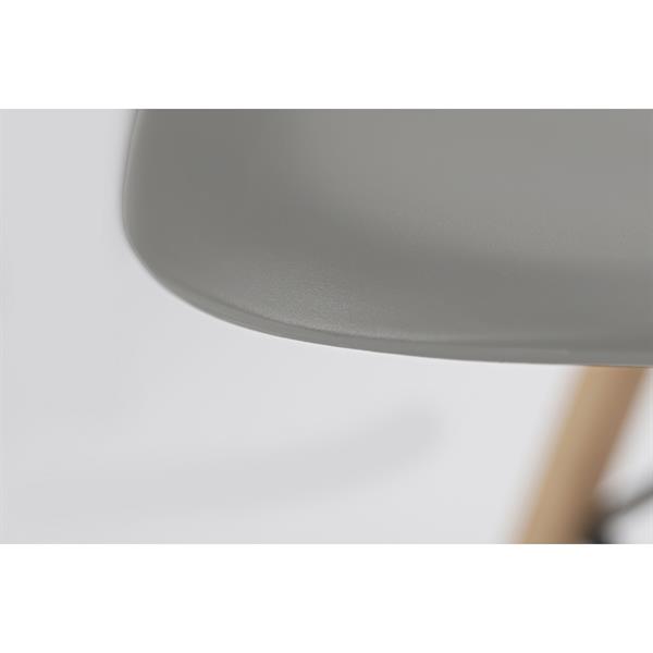 Sedia design set da 4 sedie grigie - Ester