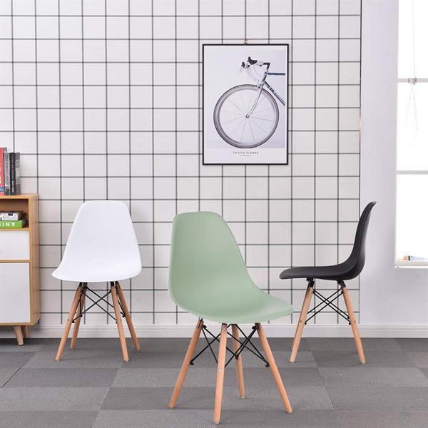Set da 4 sedie da pranzo moderne verdi - Ester