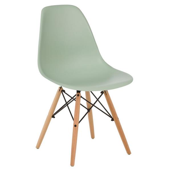 Set da 4 sedie da pranzo moderne verdi - Ester