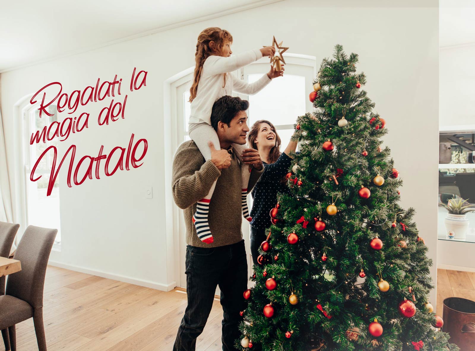 Albero di Natale 210cm apribile con borsa